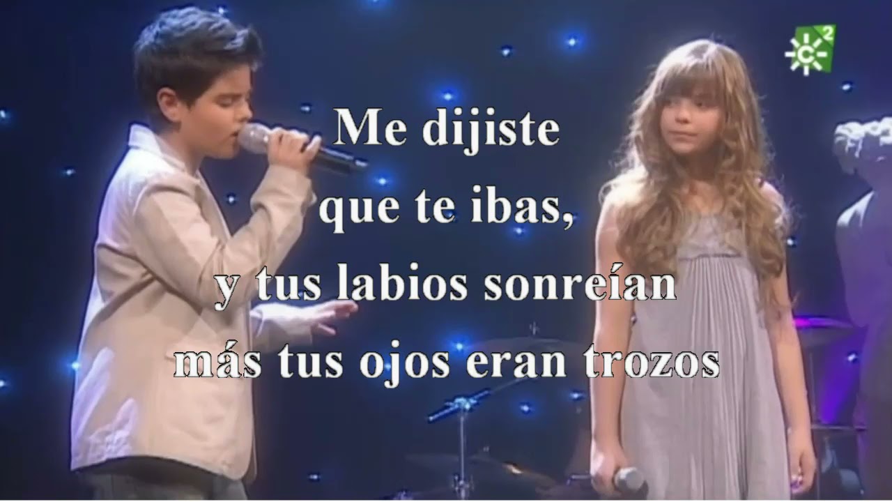 No se vivir si no es contigo karaoke ( Abraham Mateo y Caroline Acosta)