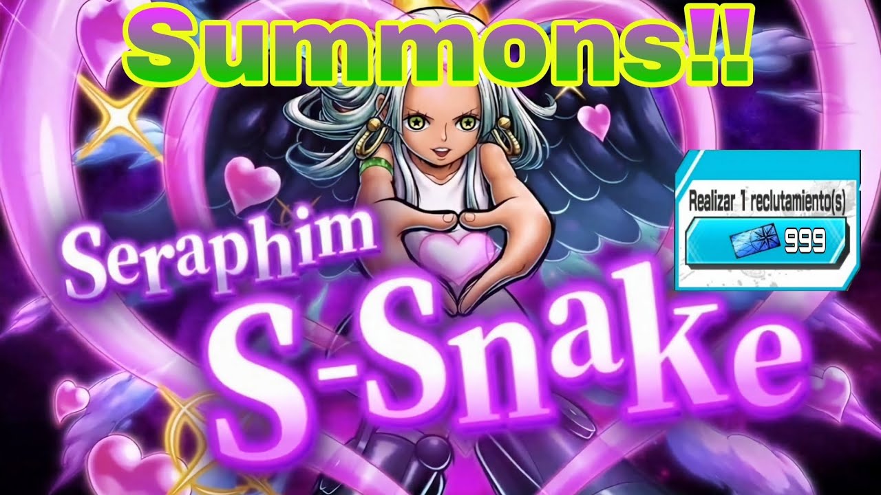 ME SALIO A LA PRIMERA🤑👌🏻 EX Seraphim S-Snake(Boa Hancock) Ticket Summons | ONE PIECE Bounty Rush