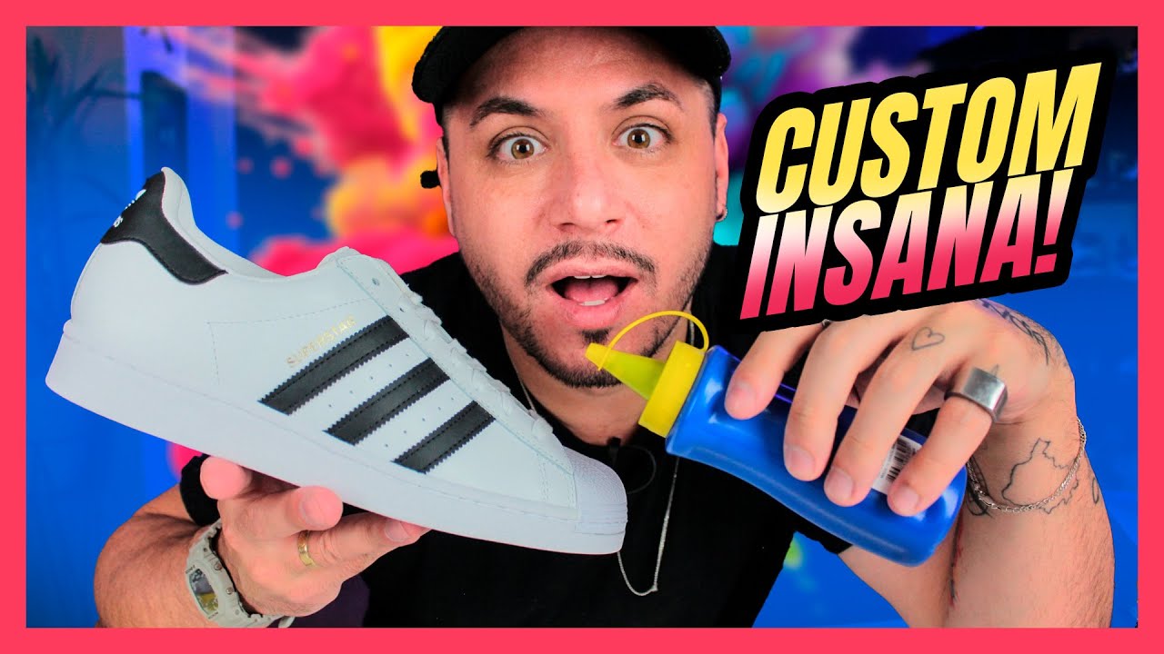 CUSTOMIZANDO T&Ecirc;NIS | F&Aacute;CIL e BARATO de FAZER