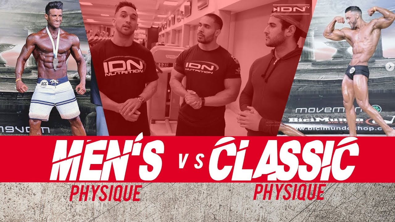 Men's Physique y Classic Physique / Principales diferencias