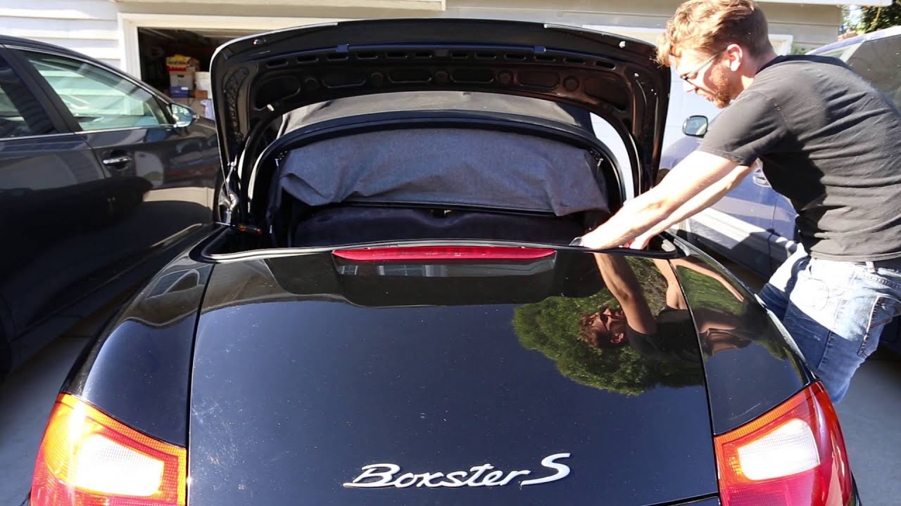 Как снять крышку двигателя на Porsche Boxster 986