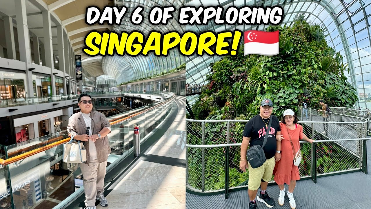 Let's go Marina Bay Sands, Merlion Park, Cloud Forest, Flower Dome, and Lau Pa Sat! 🇸🇬 JM Banquicio