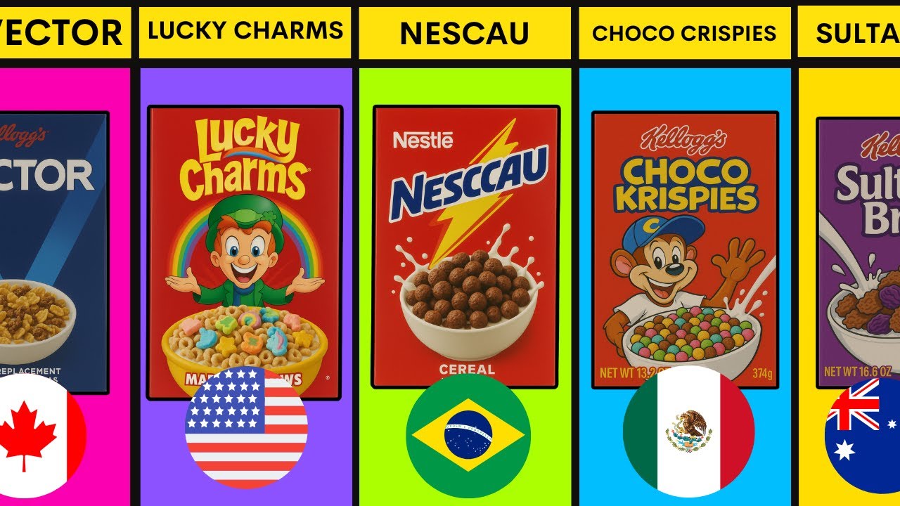 Cereal Brands From Different Countries