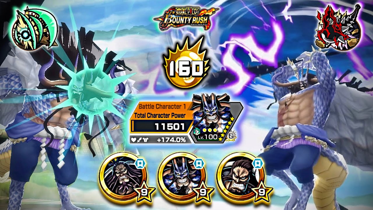 【New Skin is LIT!!🔥】EX Hybrid Kaido with [Kaido Trio Medals] Showcase | One Piece Bounty Rush