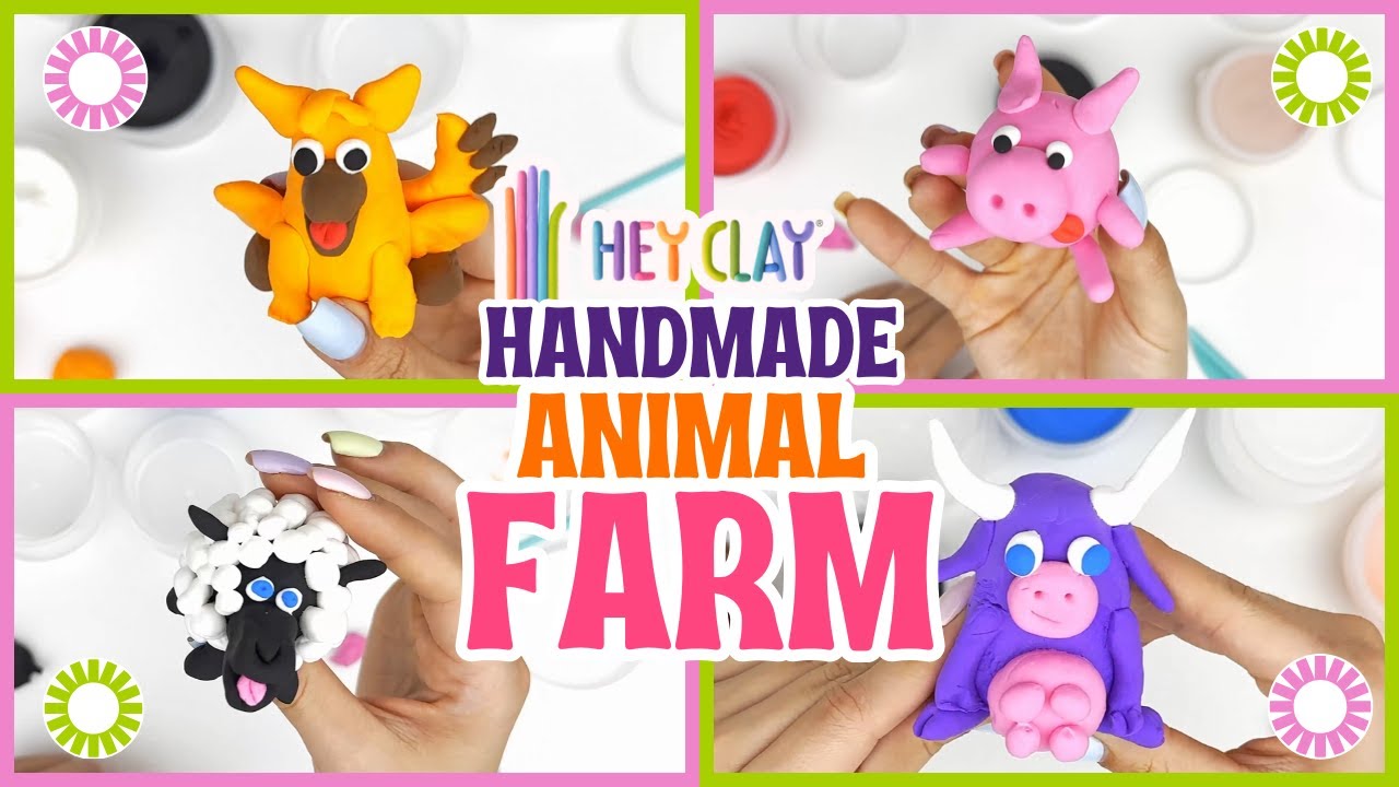 DIY Animal Farm | Make Animals with HEY CLAY