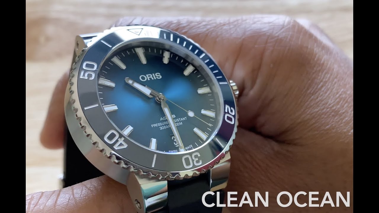Oris Aquis 39.5 Clean Ocean, a quality dive watch