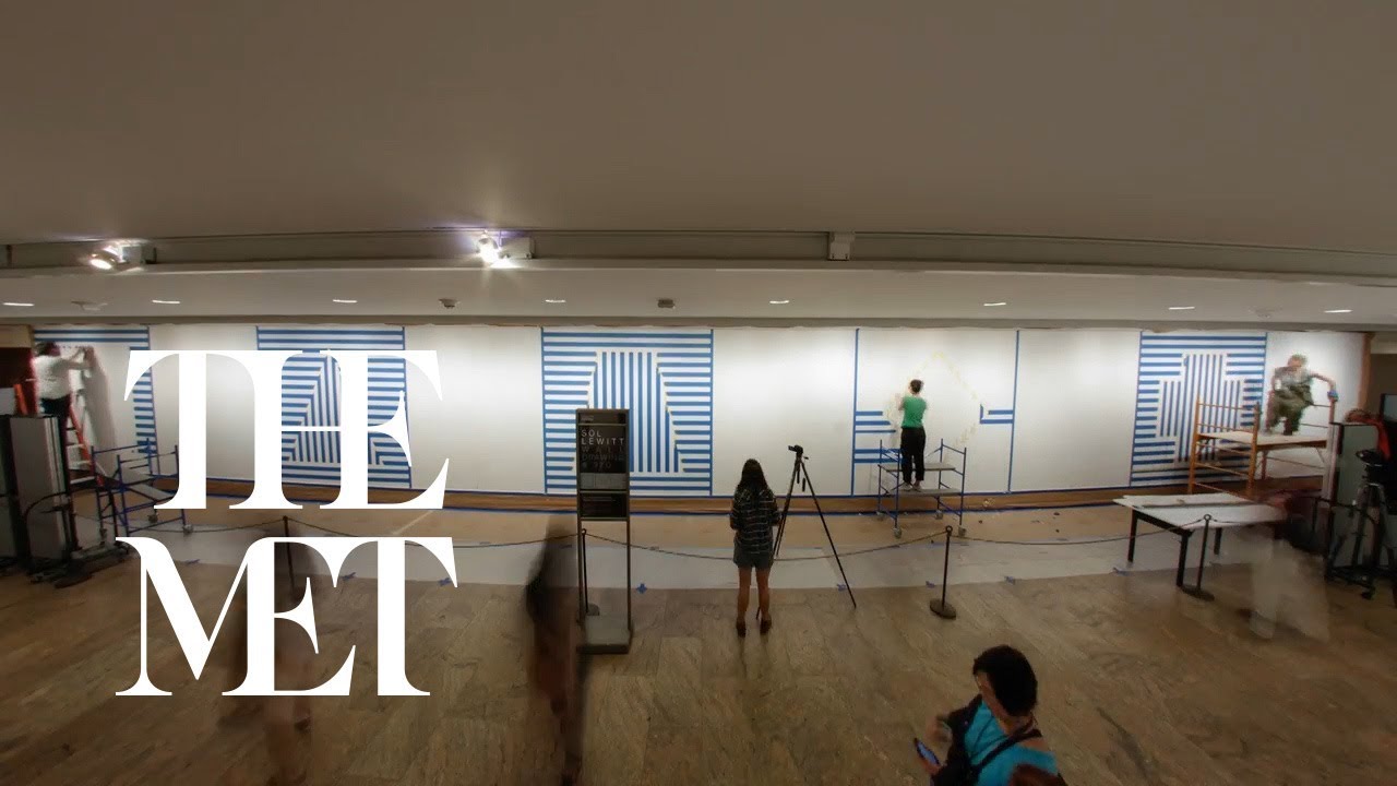 Time-Lapse: Installation of Sol LeWitt at The Met, Days 4-6