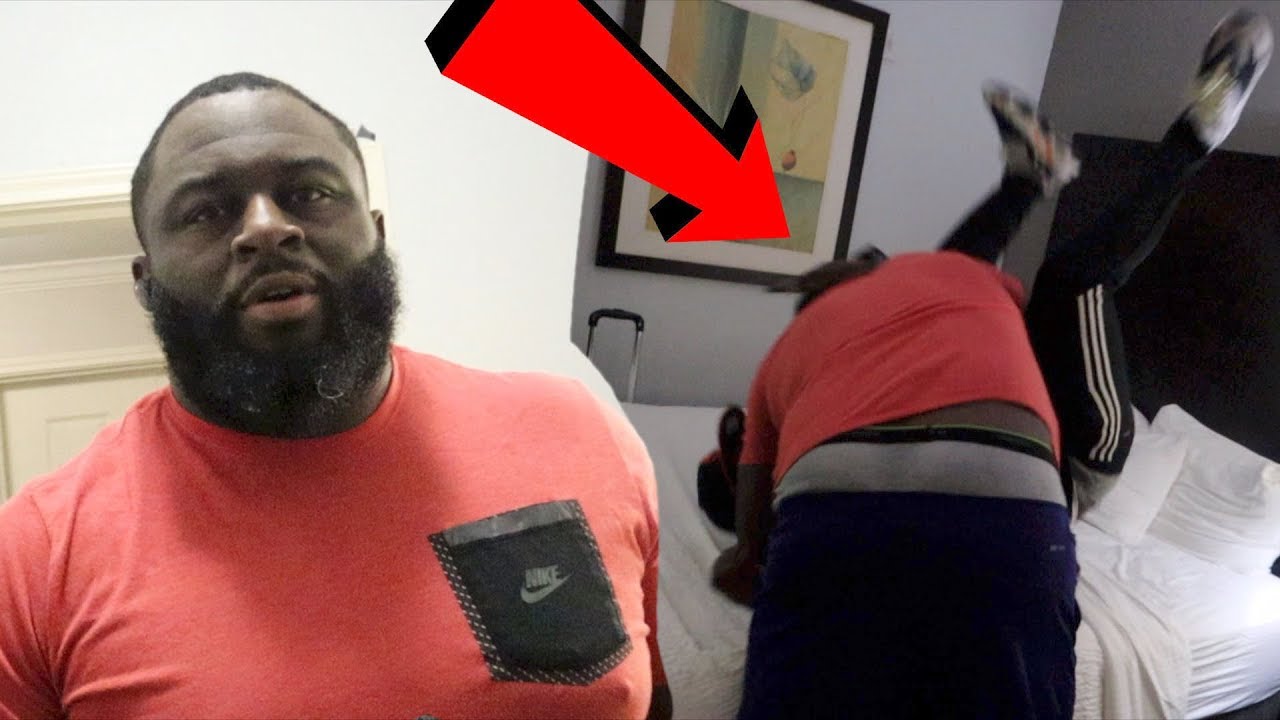 I CHECKED MY BROTHER'S SECURITY GUARD FOR THE HOTEL DAMAGES BUT THEN THIS HAPPENED 😱😱 . .