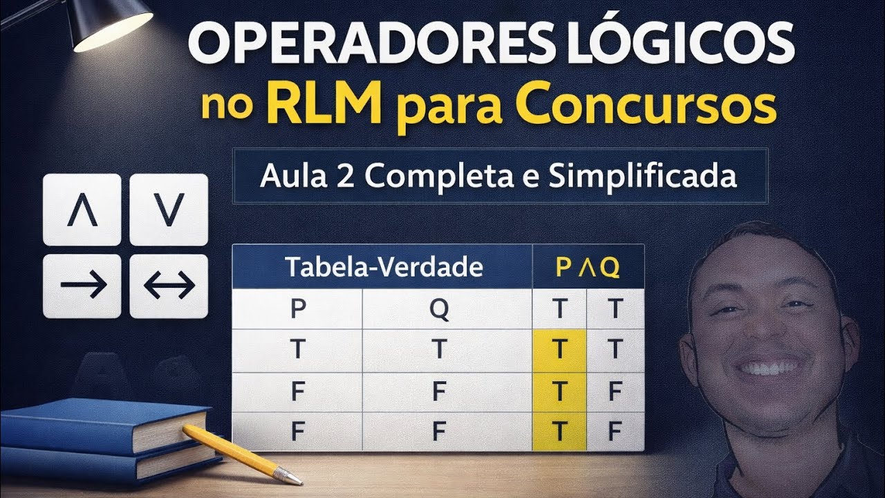 Operadores Lógicos no RLM para Concursos | Aula 2 Completa e Simplificada