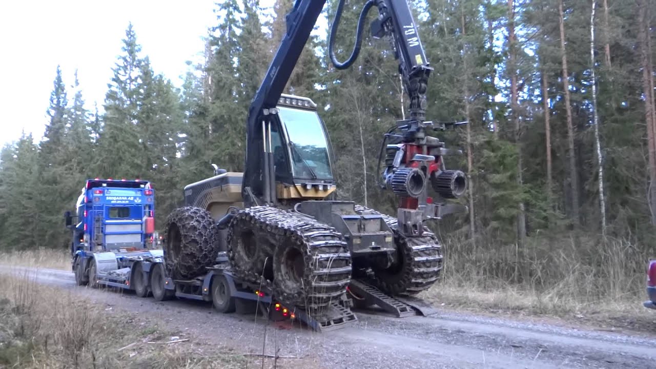 SKOGARNAS SCANIA, FLYTTAR SKÖRDARE OCH SKOTARE.  Ecolog 151.MTS