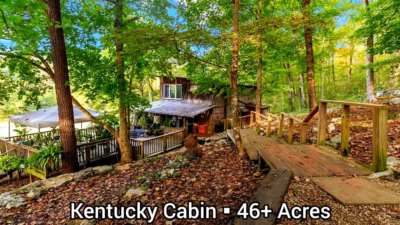 Kentucky Cabins For Sale | 46+ Acres | Kentucky Land For Sale | Kentucky Farms | Homestead Pond