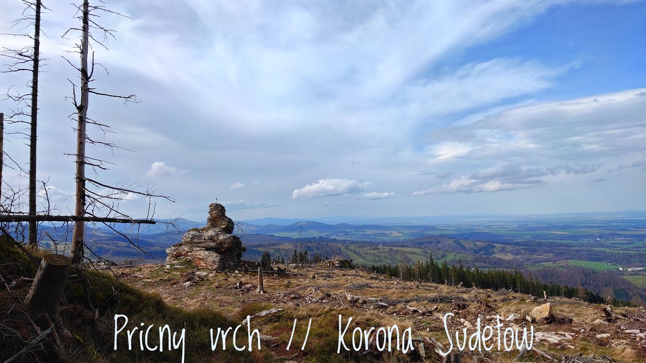 Pricny vrch @korona Sudet&oacute;w @g&oacute;ry Opawskie