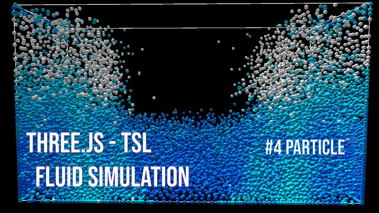 Three.js - TSL Fluid Simulation #4 Particle 【日本語】