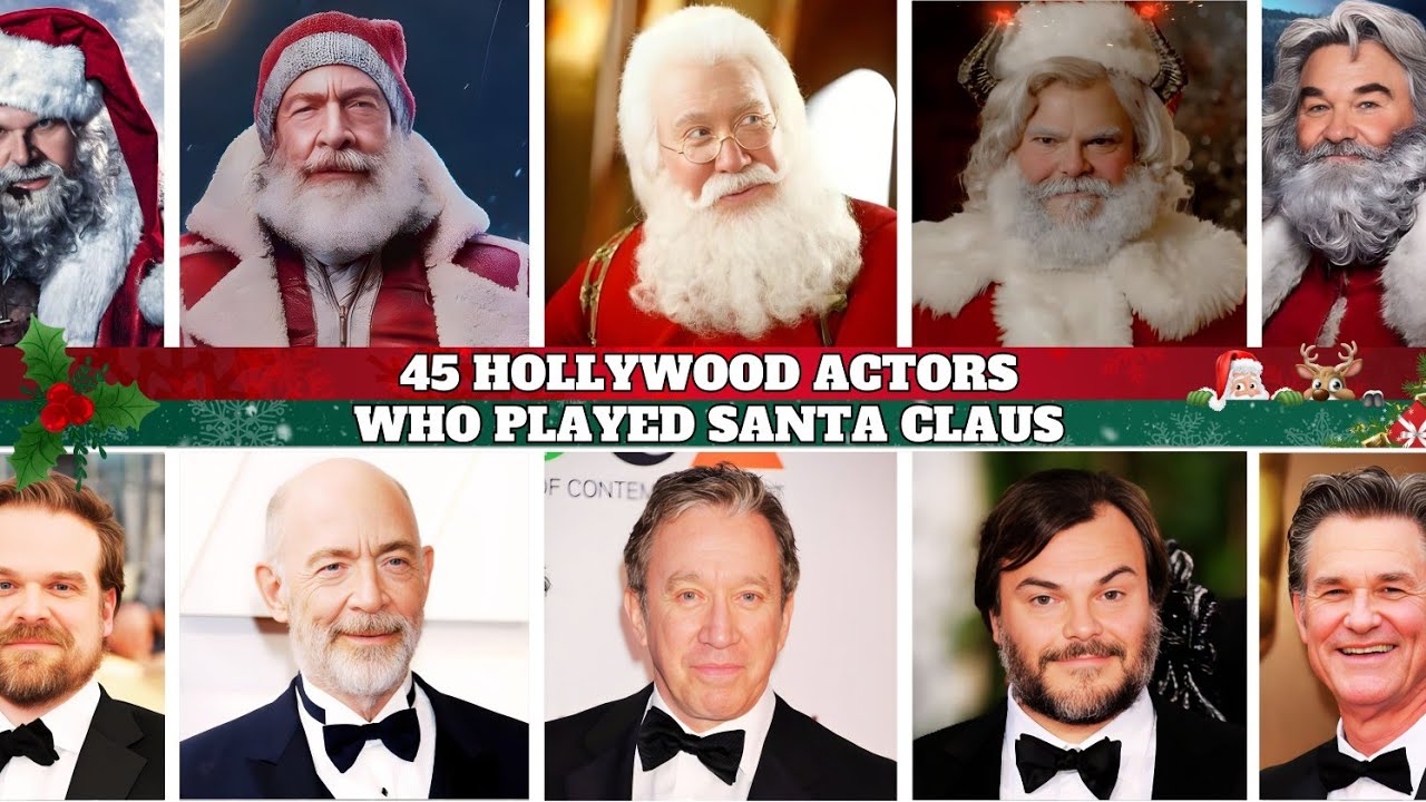 🎅 45 Hollywood Actors Who Played Santa Claus 🎅