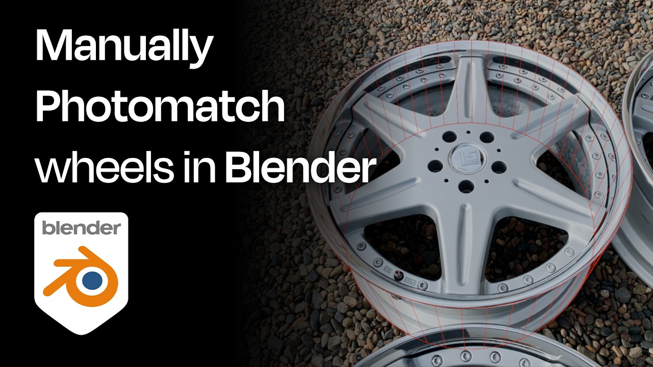 How I Manually Photomatch Wheels in Blender | Updated Tutorial