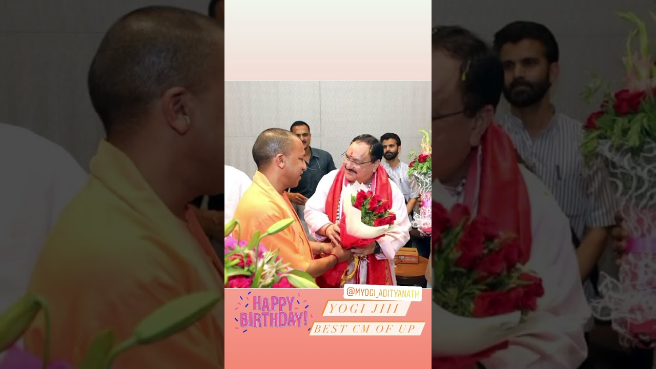 Birthday celebration of yogi ji CM