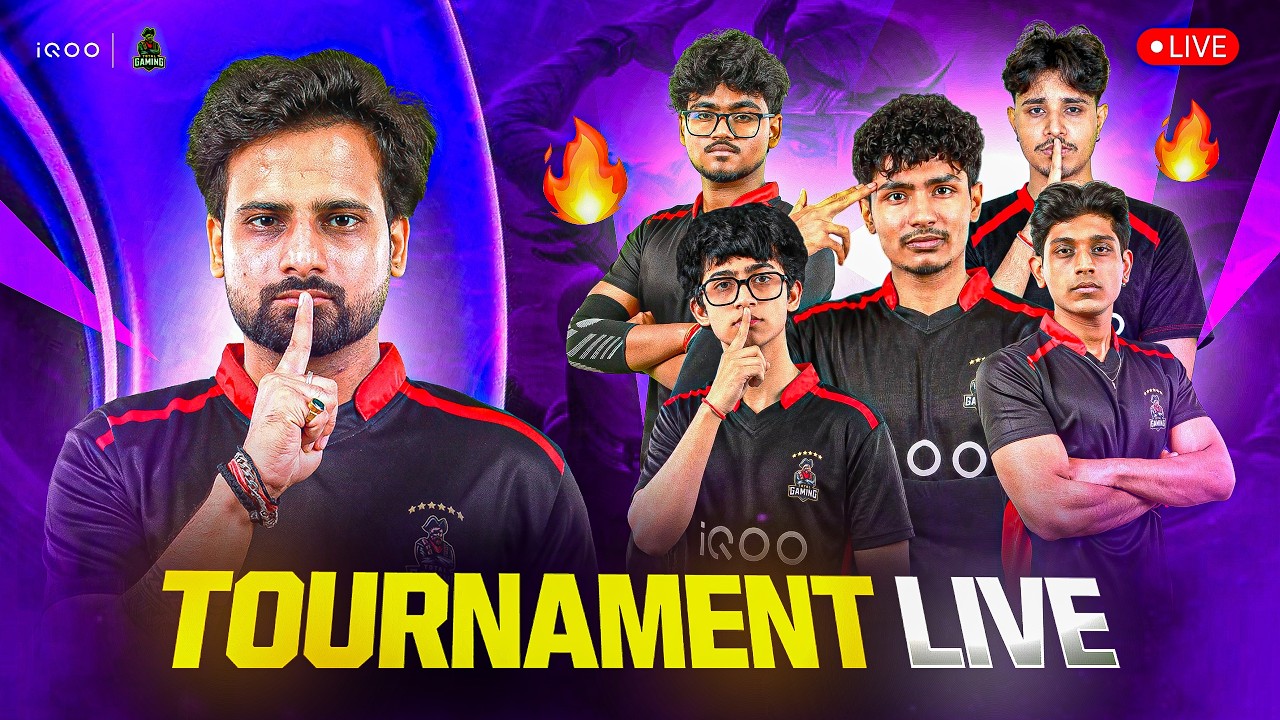 TOURNAMENT LIVE WITH  iQOO TOTAL GAMING ESPORTS TG FOZYAJAY #iQOO #iQOO15R