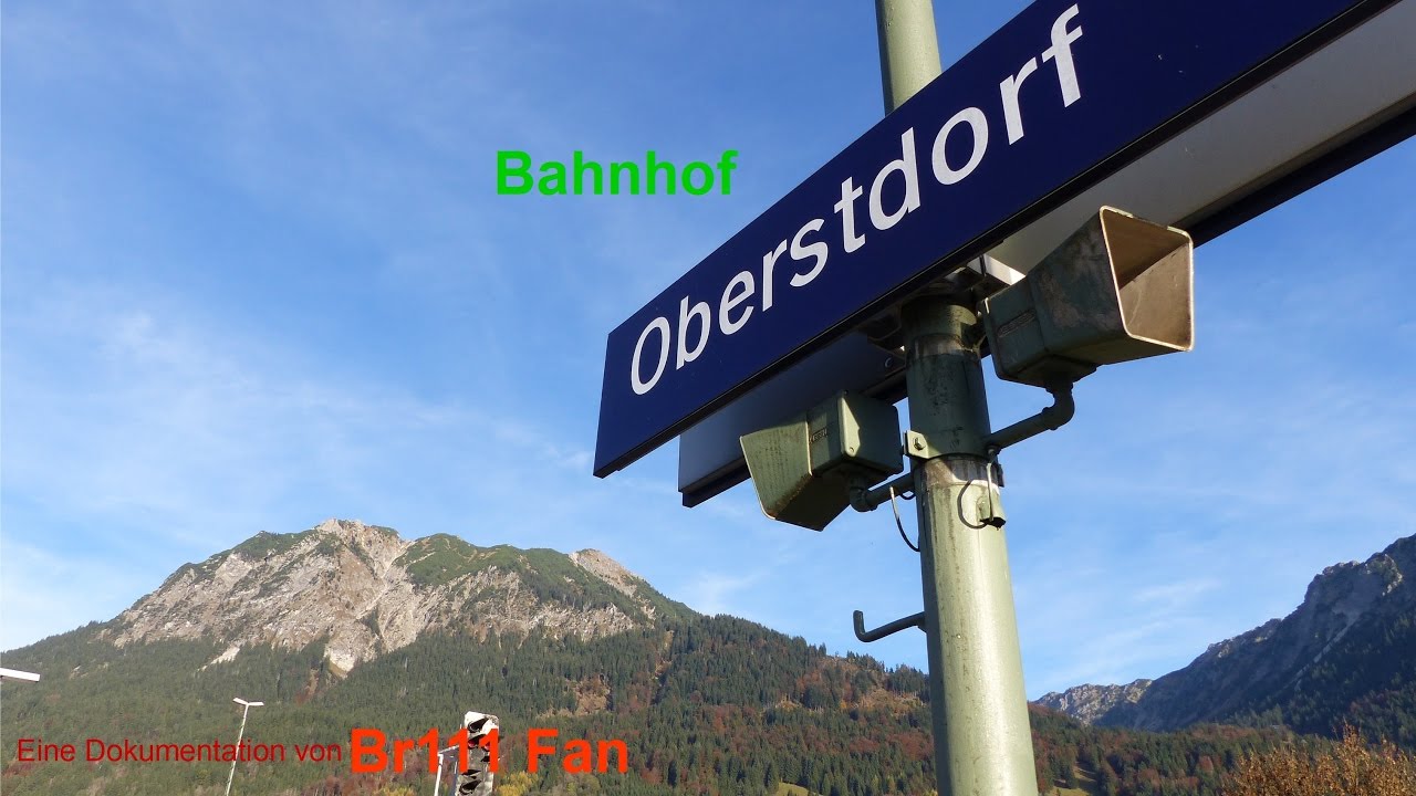 Br111 Fan: Bahnhof Oberstdorf (2016)