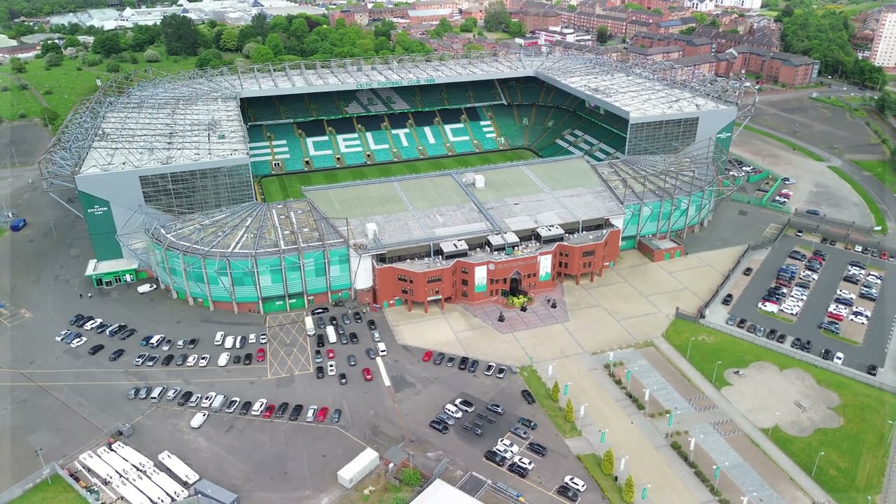 Celtic Park, Parkhead, Glasgow a.k.a Paradise By drone