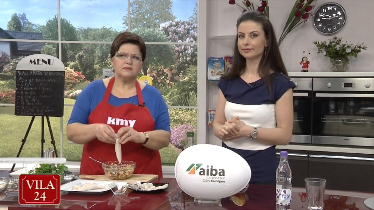 KALLAMARE TE MBUSHUR ME PERIME / MAKARONA TAGLIATELLE ME ARRA DHE PANCETE