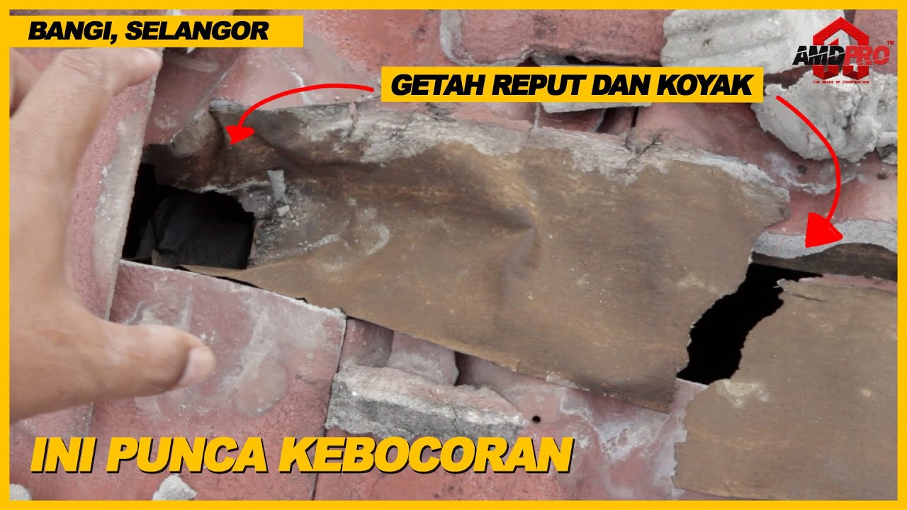 KEBOCORAN DI SEBABKAN GETAH PERABUNG TIDAK BERKUALITI.