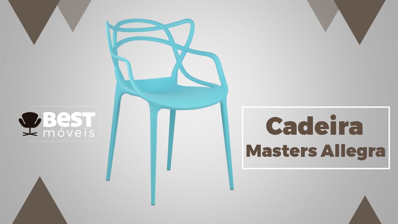 Cadeira Masters Allegra em Polipropileno - Best M&oacute;veis