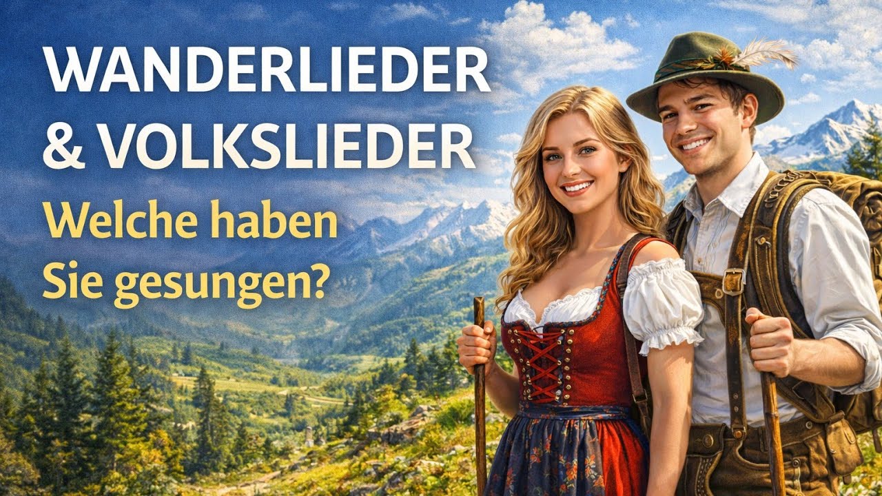 🌄🎒 Die schönsten Lieder der Wanderer – Deutsche Volkslieder über Reisen, Berge und Freundschaft🏔️