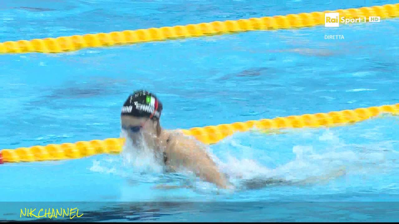 MARTINA CARRARO - Finale 100 Rana Europei di nuoto Londra 2016
