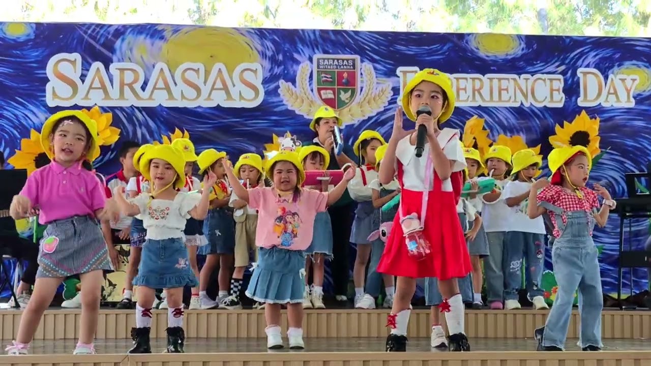 การแสดงดนตรีเมโลเดียน และเต้นประกอบเพลง ชาลาลา มารูโกะ รร.สารสาสน์วิเทศล้านนา 12 ก.พ.2569