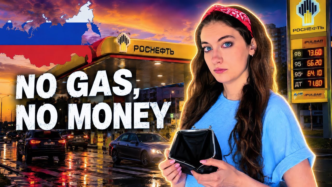 Gasoline Shortage in Russia: 300km from Moscow, Rural Town Vlog