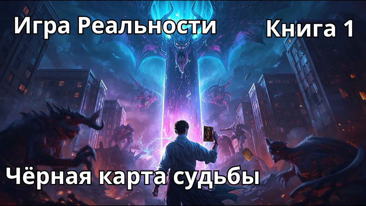 Аудиокнига | Игра Реальности | Книга 1 | Чёрная карта судьбы | Попаданец, фэнтези