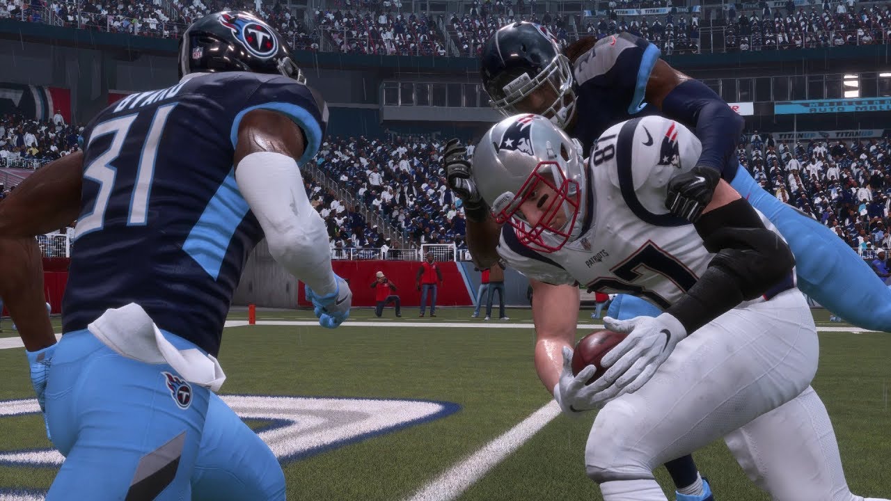 Madden 19 PS4 Pro Gameplay New England Patriots vs Tennessee Titans Full Game Madden NFL 19
