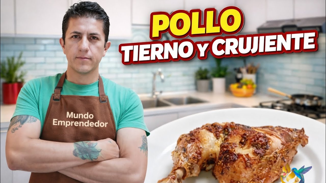 Pollo al HORNO tierno y crujiente... Delicioso para compartir con la familia 