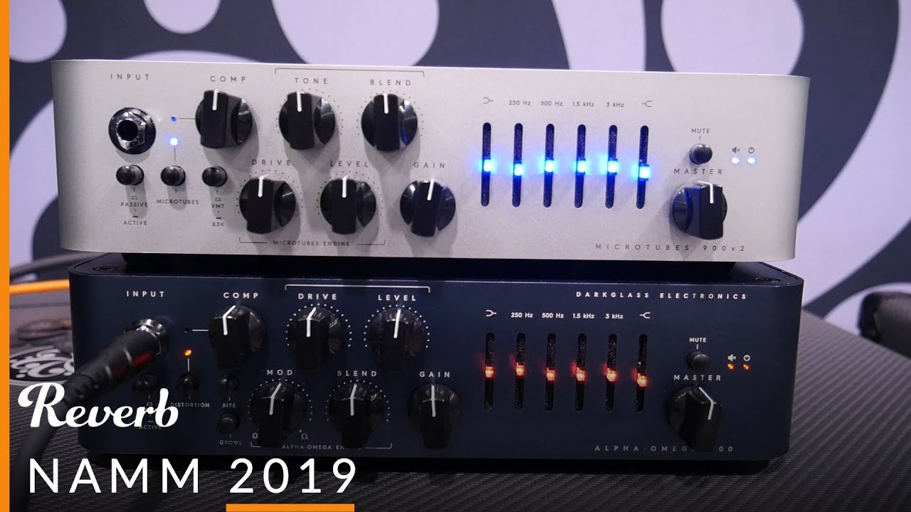 Darkglass Alpha-Omega 900 & Microtubes 900 v2 at NAMM 2019 | Reverb