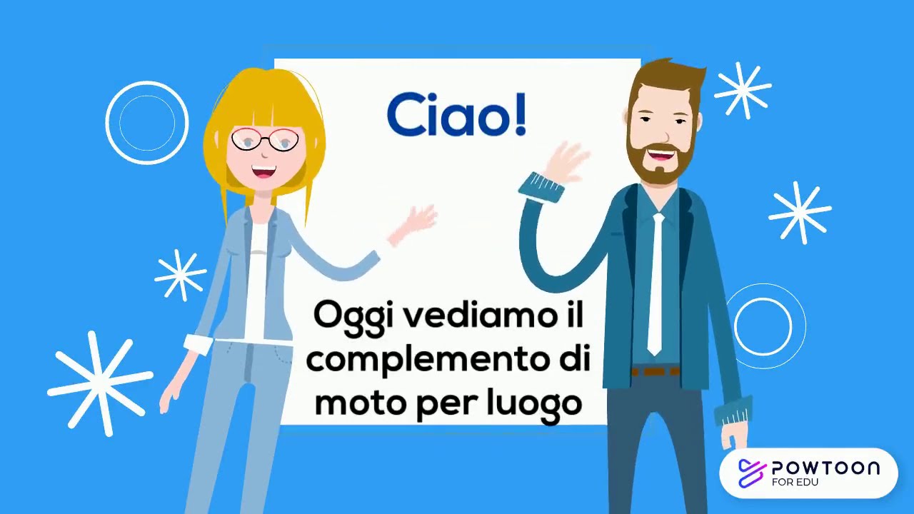 Complemento moto per luogo