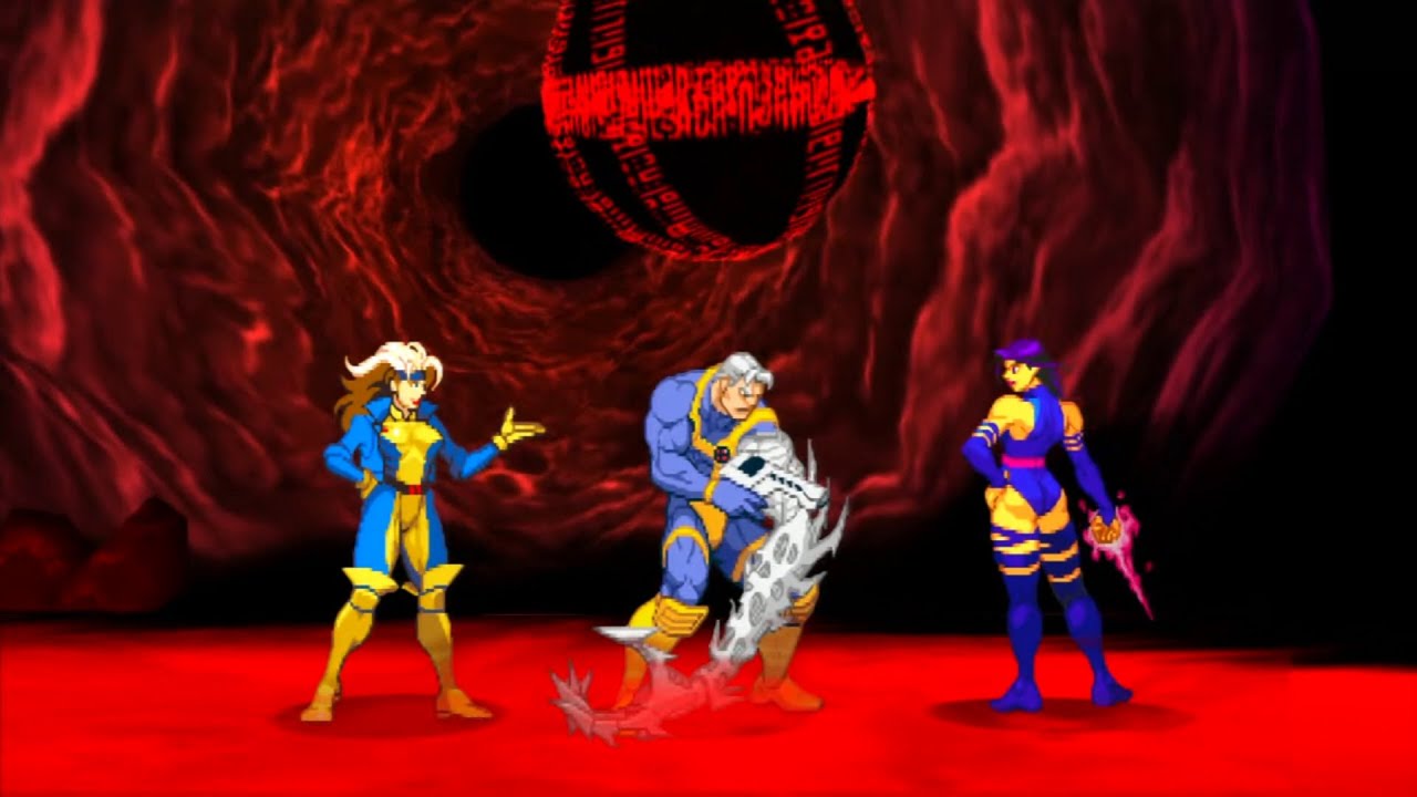 Marvel VS Capcom 2 - Rogue/Cable/Psylocke - Expert Difficulty Playthrough