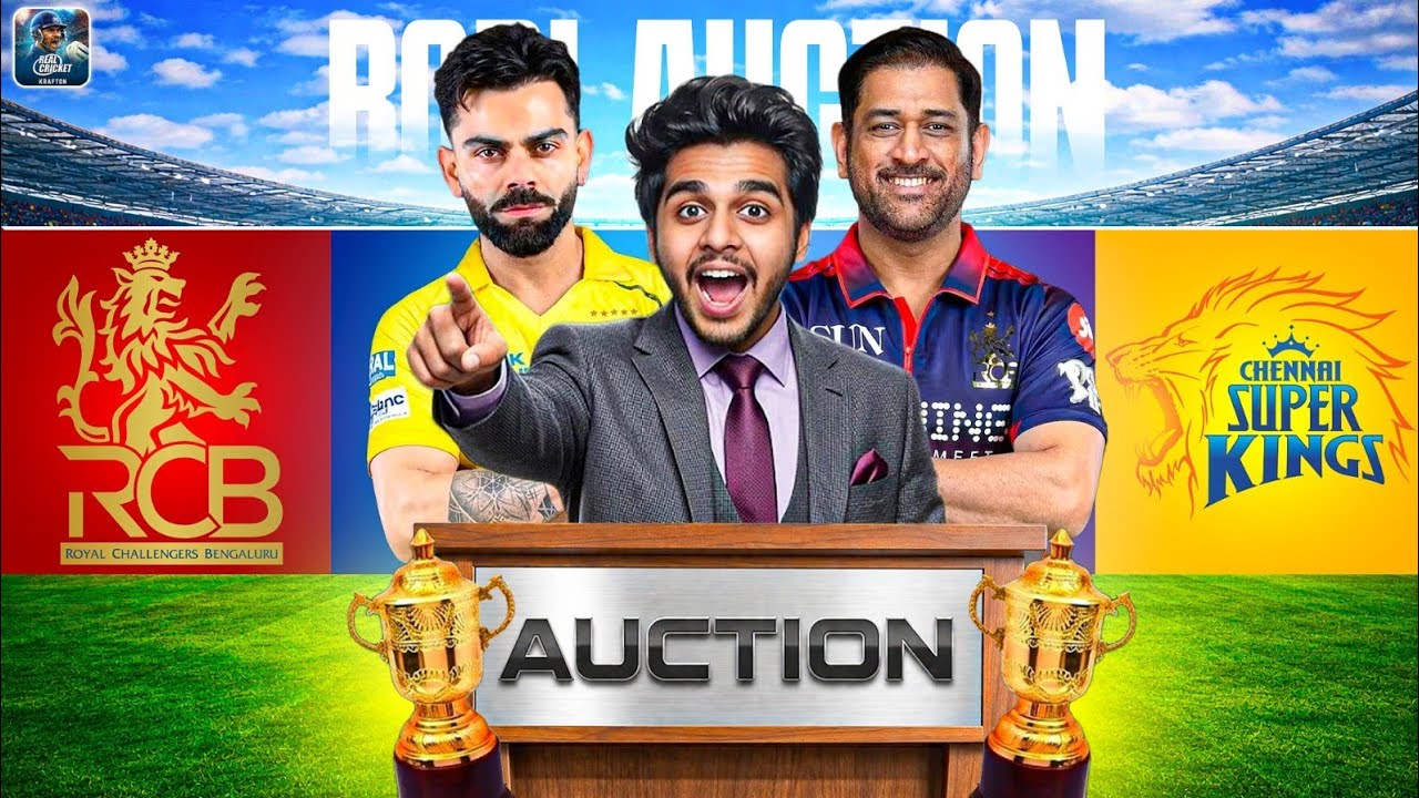 BUYING KOHLI, DHONI, ROHIT And More Real Cricket RCPL AUCTION