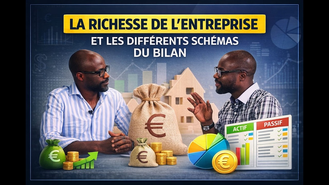 La richesse de l'entreprise et les différents schémas du bilan