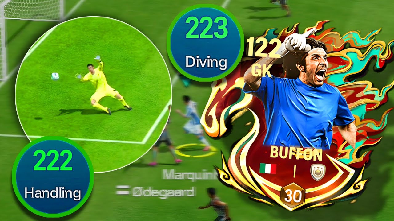 117 Buffon Gk Card Review | Elite Shot Stopper & Super Consistent in FC Mobile