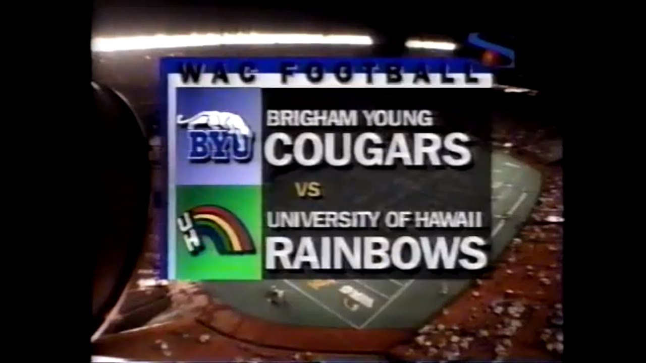 1996 BYU Cougars at Hawaii Rainbows