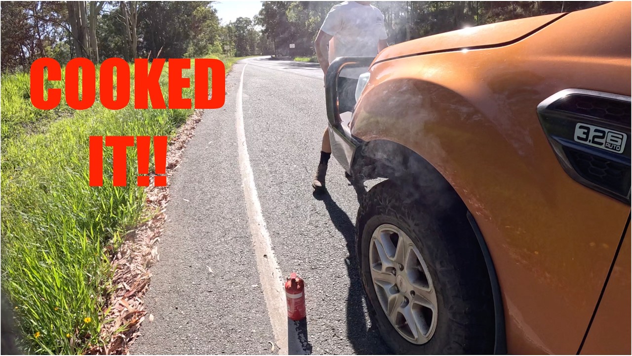 KENILWORTH TO BRISBANE - COOKED BRAKES - NO CARAVANS...TURN BACK!!