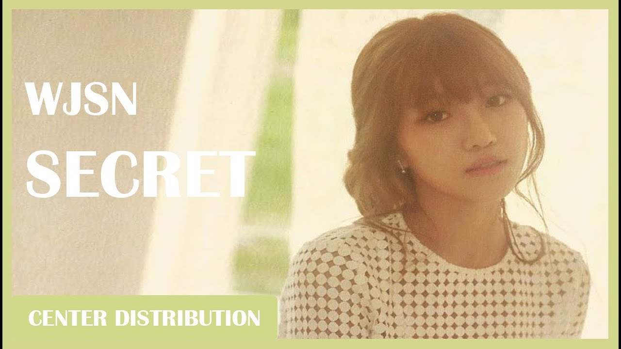 WJSN (COSMIC GIRLS) - Secret: Center Distribution (Color Coded)