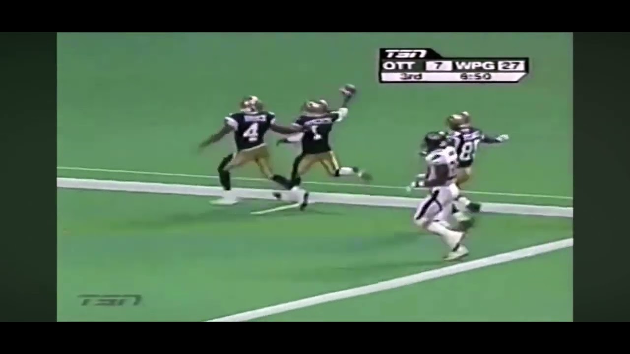 Winnipeg Blue Bombers: The AMAZING Charles Roberts w/ a 70 yard TD! #CFL #bluebombers