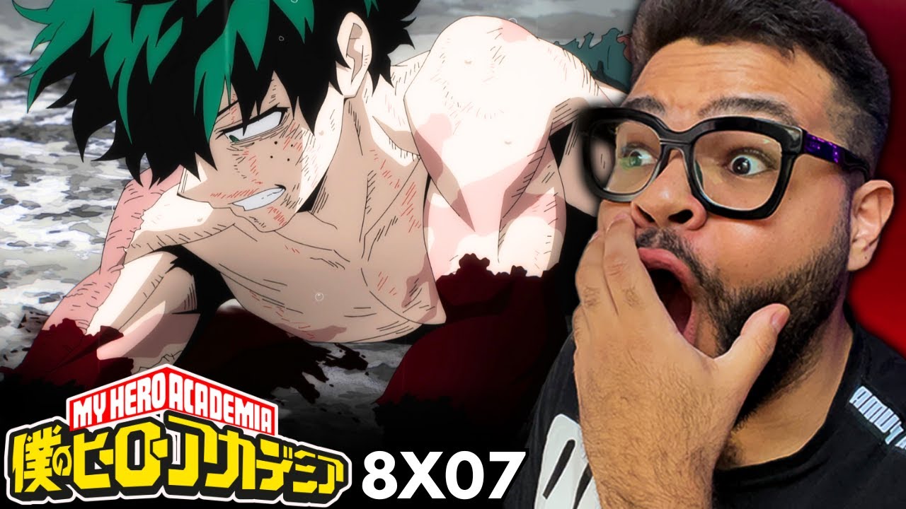 DEKU PERDEU OS BRAÇOS e ALL FOR ONE FILHO DA P$%#! BOKU NO HERO Temporada 8 Episódio 7 REACT