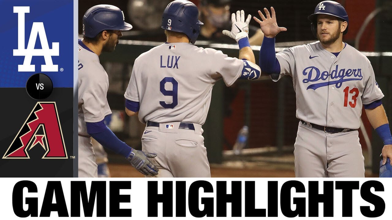 Gavin Lux homers twice in Dodgers' 10-9 win | Dodgers-D-backs Game Highlights 9/8/20