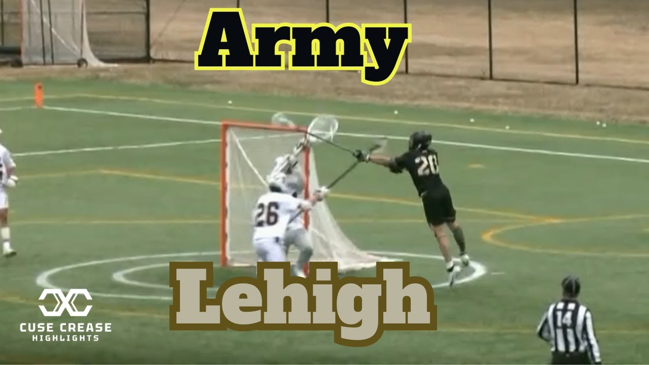 Army vs Lehigh 2025 Lacrosse Highlights
