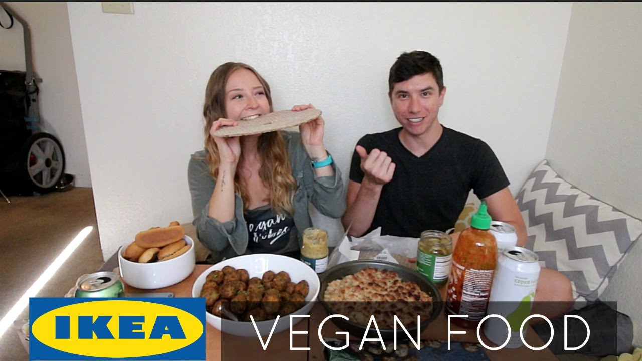 IKEA VEGAN FOOD MUKBANG