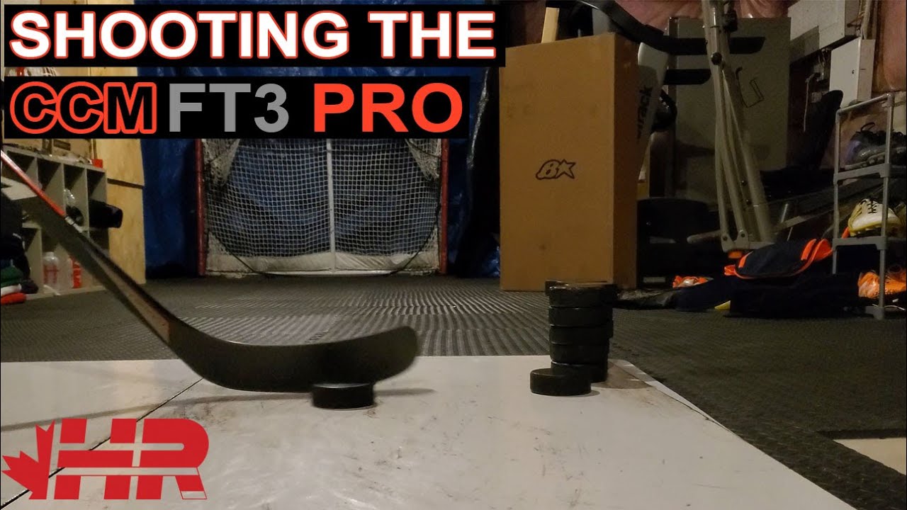 CCM Jetspeed FT3 Pro hockey stick shooting