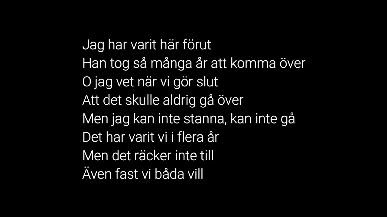 estraden - Det sv&aring;raste Lyrics