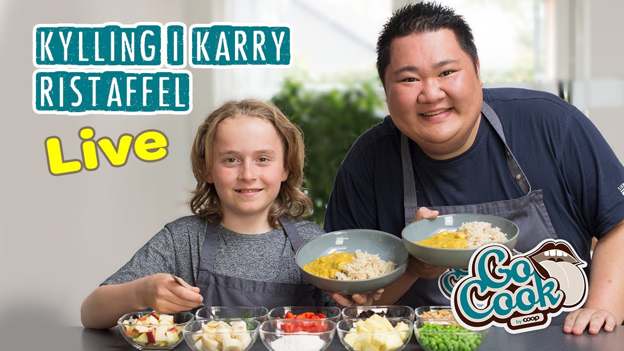 Live: Kylling i karry som ristaffel trin for trin | GoCook by Coop